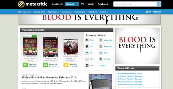 Metacritics : une mauvaise influence sur les jeux vidéo ? 
