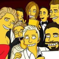 Oscars 2014 : les Simpson proposent leur selfie délirant