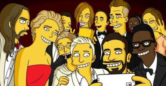 Oscars 2014 : les Simpson proposent leur selfie délirant