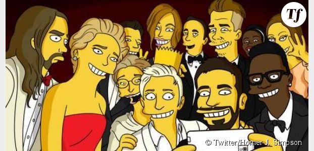 Oscars 2014 : les Simpson proposent leur selfie délirant