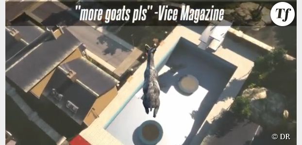 Goat Simulator : un trailer déjanté et une date de sortie sur PC