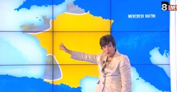 Roselyne Bachelot présente (non sans mal) la météo sur D8 (vidéo)