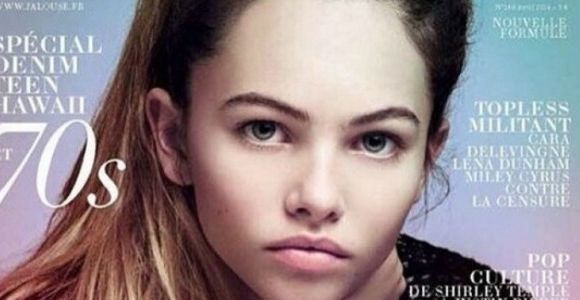 Thylane Blondeau : la fille de Veronica Loubry en une de "Jalouse"