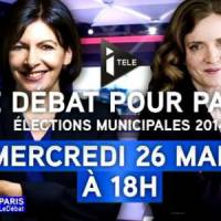 Municipales 2014 : débat Anne Hidalgo vs NKM en direct streaming / replay