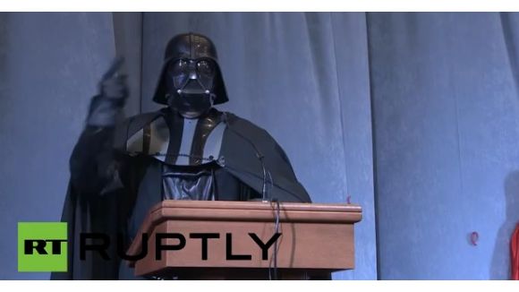 Présidentielle en Ukraine : Dark Vador candidat 