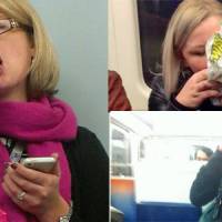 Des photos volés de femmes mangeant dans le métro londonien : art ou sexisme ?