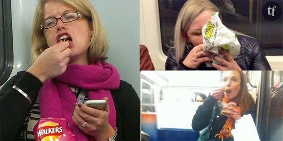 Des photos volés de femmes mangeant dans le métro londonien : art ou sexisme ?