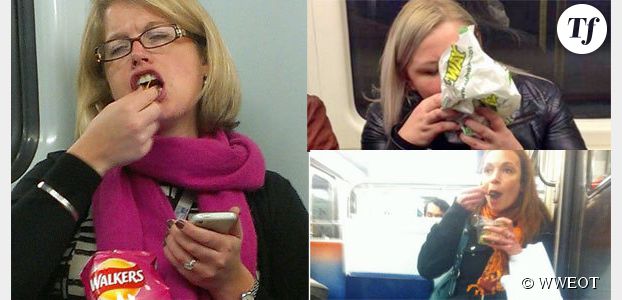 Des photos volés de femmes mangeant dans le métro londonien : art ou sexisme ?