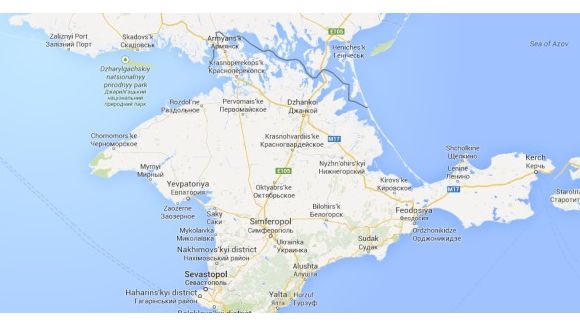 Quand Google Maps rattache la Crimée à la Russie