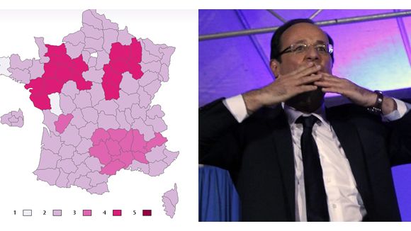 Redécoupage des régions : la carte à bises de France 
