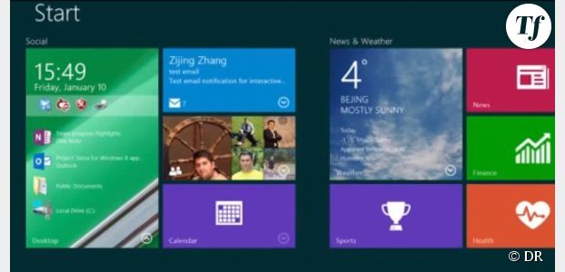 Windows 8 : Des tuiles interactives avec la mise à jour Update 1 ?