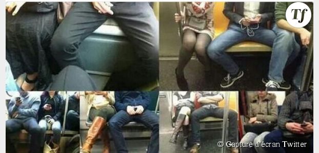 Messieurs, veuillez serrer les jambes dans le métro
