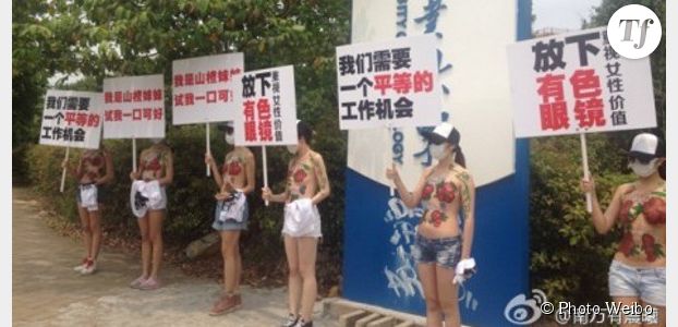 Égalité femmes-hommes : les Femen font des émules en Chine