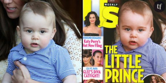 Le prince George photoshoppé par "US Weekly", les Britanniques scandalisés