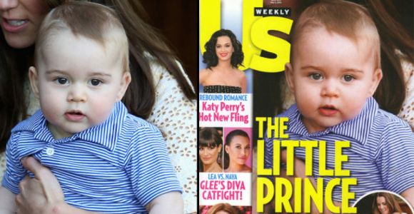 Le prince George photoshoppé par "US Weekly", les Britanniques scandalisés