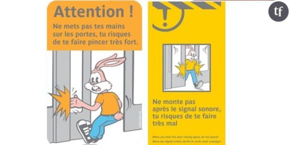 Serge, le lapin du métro change de look