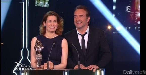 Jean Dujardin : revoir son apparition surprise aux Molières 2014 - Vidéo