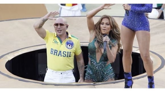 Coupe du monde 2014 : revoir le show (calamiteux) de J Lo et Pitbull à la cérémonie d'ouverture - vidéo