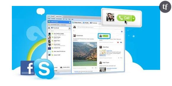 Facebook se lance dans la messagerie instantanée vidéo avec Skype