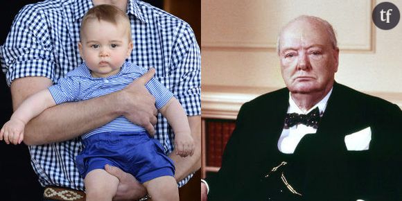 Harry trouve que le prince George ressemble à Churchill