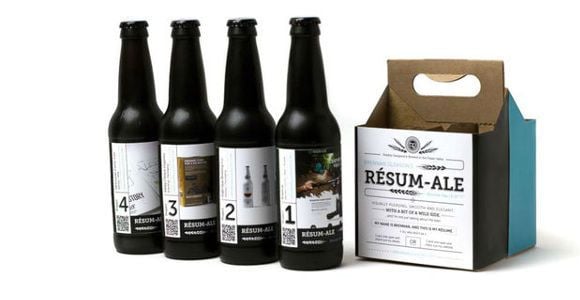 CV original : il trouve un job grâce à ... un pack de bière