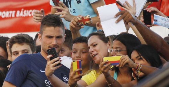 Olivier Giroud élu sportif le plus sexy de la Coupe du monde au Brésil