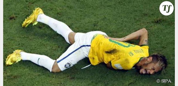 Coupe du monde Brésil : revoir la blessure de Neymar en vidéo