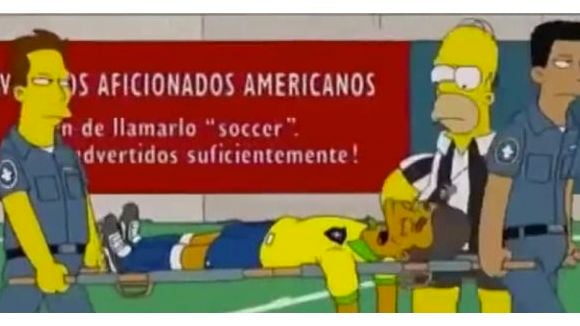 Neymar : sa blessure prédite...par les Simpson