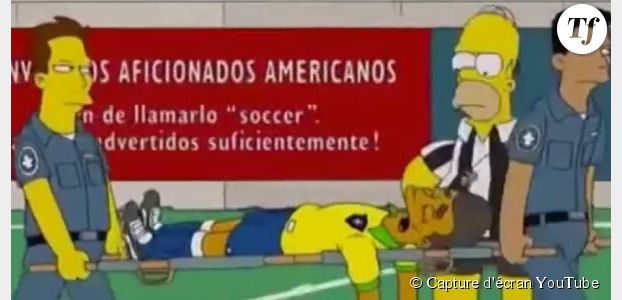 Neymar : sa blessure prédite...par les Simpson