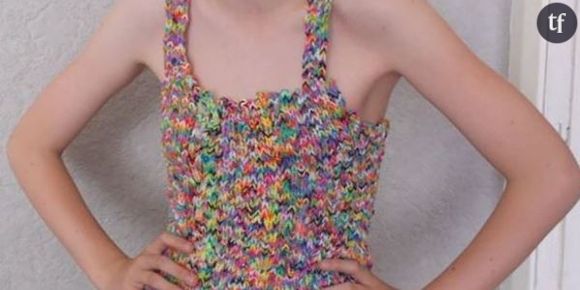 Rainbow Loom : une robe qui vaut de l’or en vente sur Ebay