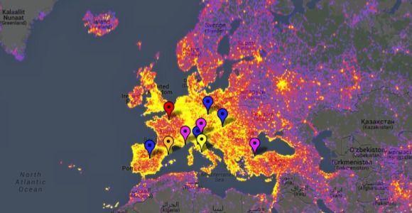 Sightsmap : l'incroyable carte des endroits les plus photographiés au monde