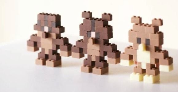 Un artiste japonais créé des Lego en chocolat !