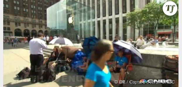 L'iPhone 6 attendu pour le 19 septembre, des New-yorkais  campent déjà devant l'Apple Store