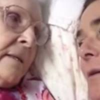 Atteinte d’Alzheimer, une maman reconnait sa fille (Vidéo)