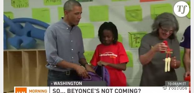 Une jeune fille déçue de la visite de Barack Obama au lieu de Beyoncé ? - en vidéo