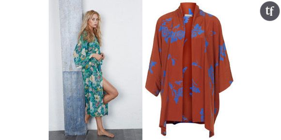 Kimono : 5 modèles fleuris, en soie ou à franges à shopper sur Internet