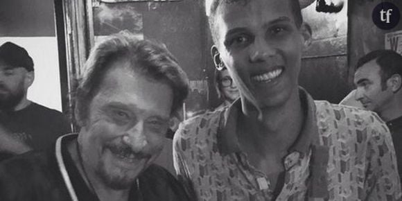 Johnny Hallyday et sa famille sont sous le charme de Stromae