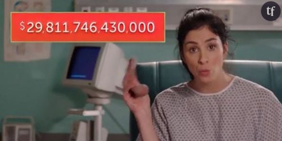 Sarah Silverman dénonce les inégalités salariales dans un sketch "couillu"