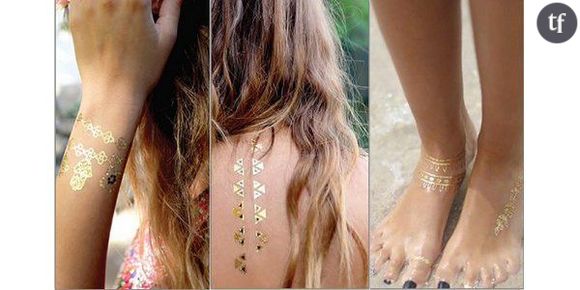 Skin jewels : où trouver des tatouages éphémères dorés ou argentés ?