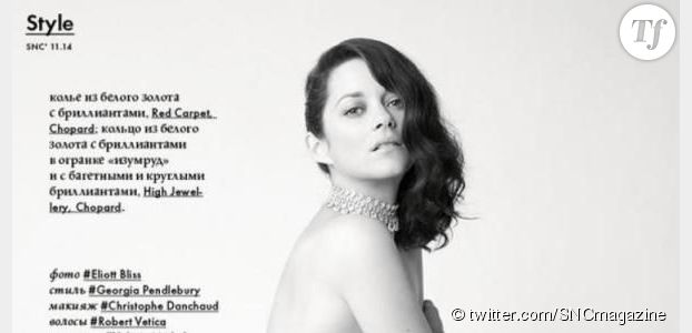 Marion Cotillard : elle pose nue pour un magazine russe