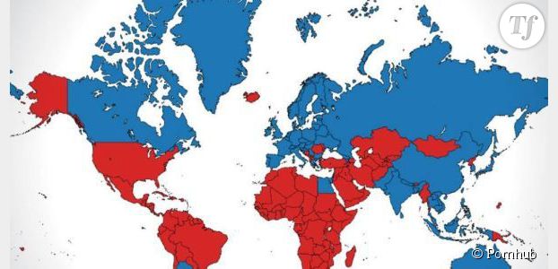 Seins ou fesses : la carte du monde de ce que les hommes préfèrent