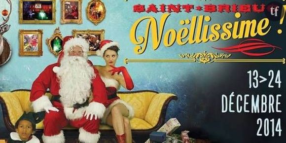 Une affiche de Noël sexiste fait scandale à Saint-Brieuc