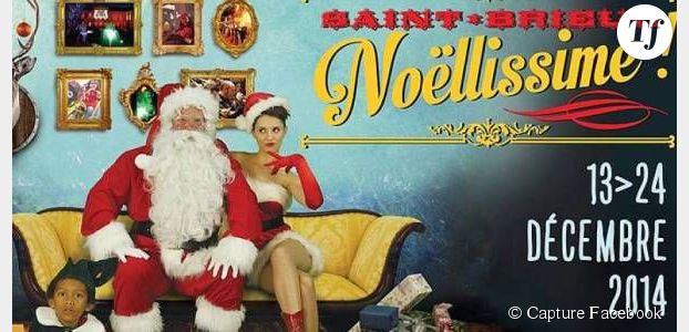 Une affiche de Noël sexiste fait scandale à Saint-Brieuc