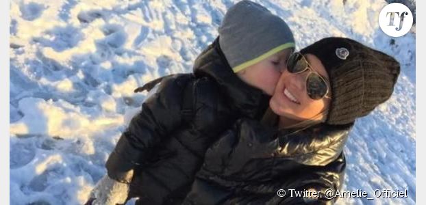 Amélie Neten s'éclate en vacances avec son fils Hugo 