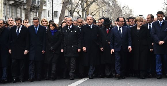 Marche républicaine : un journal israélien vire Merkel et Hidalgo de la photo