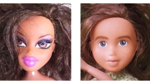 Elle relooke les poupées Bratz pour en faire des "filles normales"