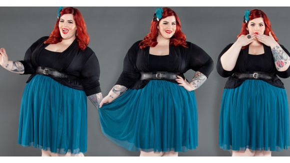Tess Munster : le mannequin taille 50 qui "emmerde" les standards
