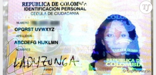 Une Colombienne décide de s'appeller ABCDEFG HIJKLMN OPQRST UVWXYZ