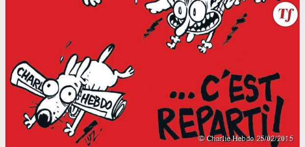 Charlie Hebdo : "C'est reparti", la nouvelle Une