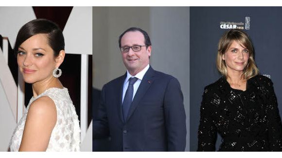 François Hollande : un voyage en compagnie de Marion Cotillard et Mélanie Laurent